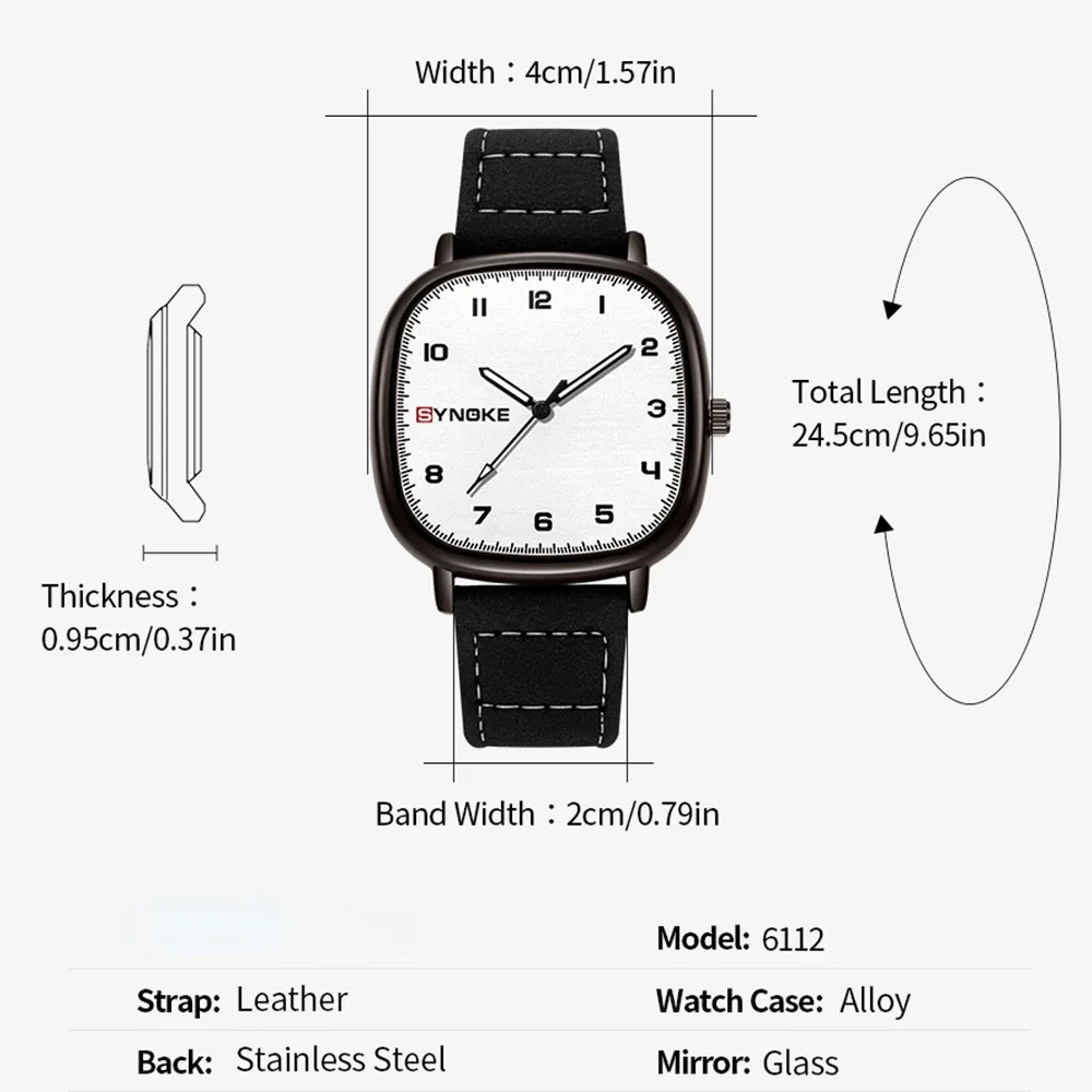 メンズクォーツ時計ファッションシンプルなビジネスベルトクォーツ時計男性用腕時計学生腕時計スポーツ非機械式