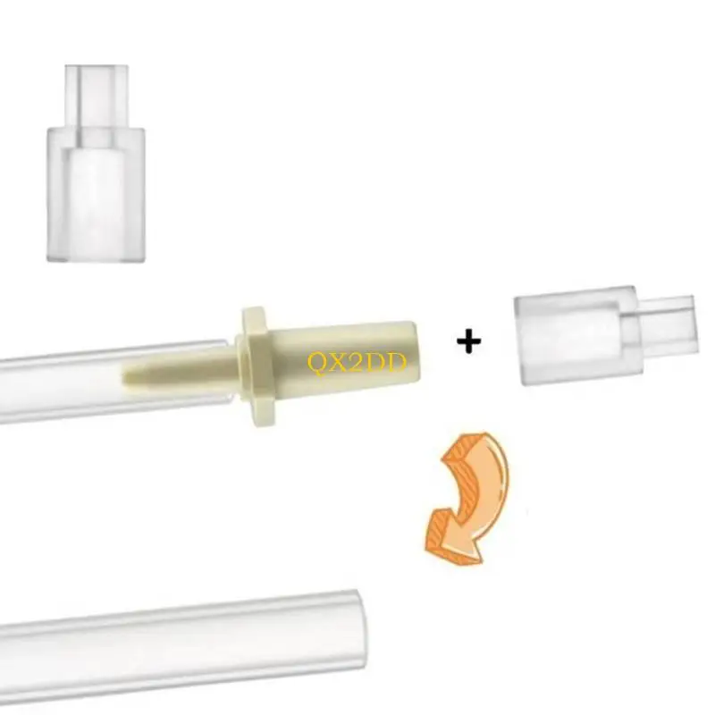 Đầu nối máy bơm vú QX2D Bộ chuyển đổi ống đeo bằng máy bơm vú có thể đeo được Silicone Connector Silicone Connector