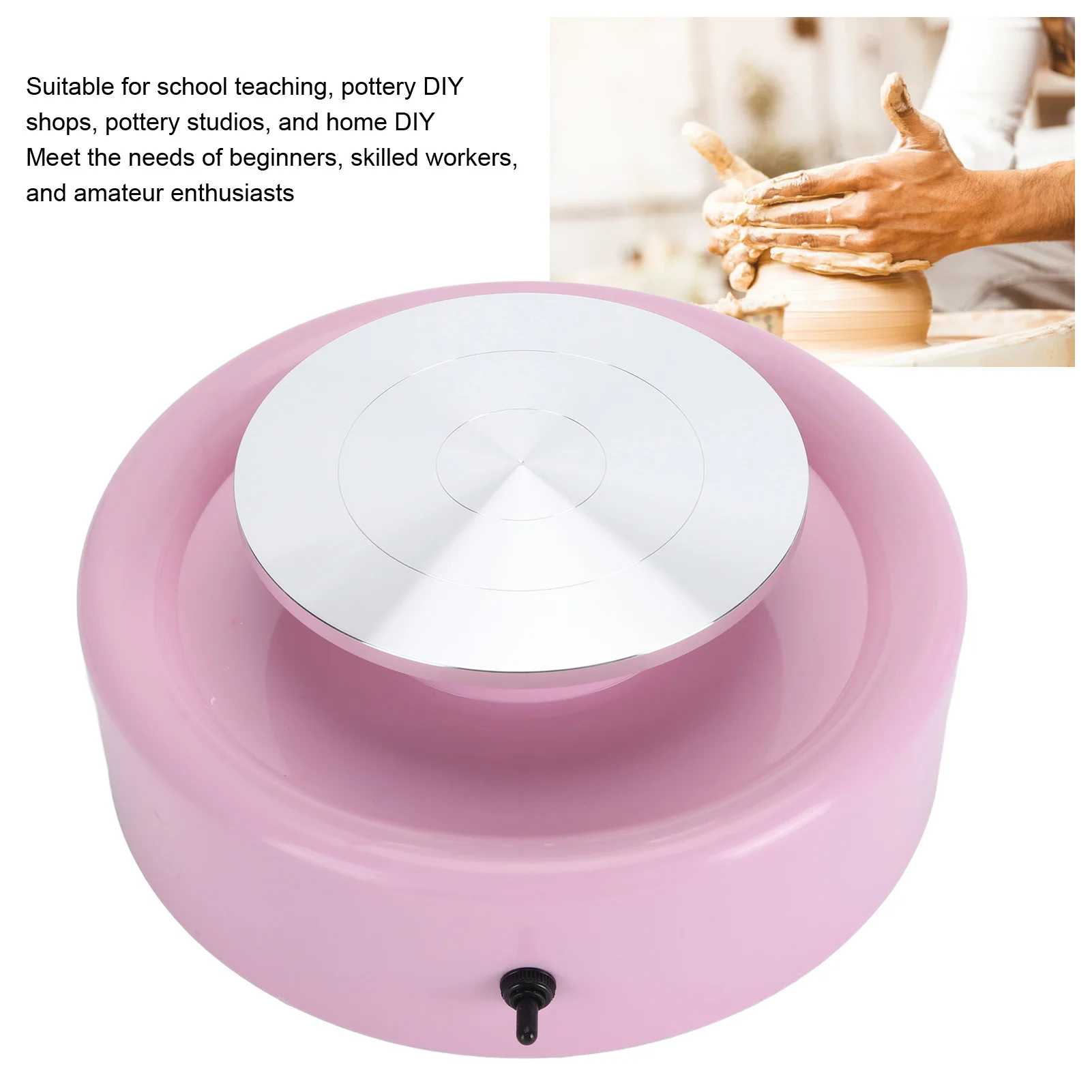 

Гончарный круг (глазурочный круг) для формовки глины, высокоскоростной, для школ, студий и домашнего использования