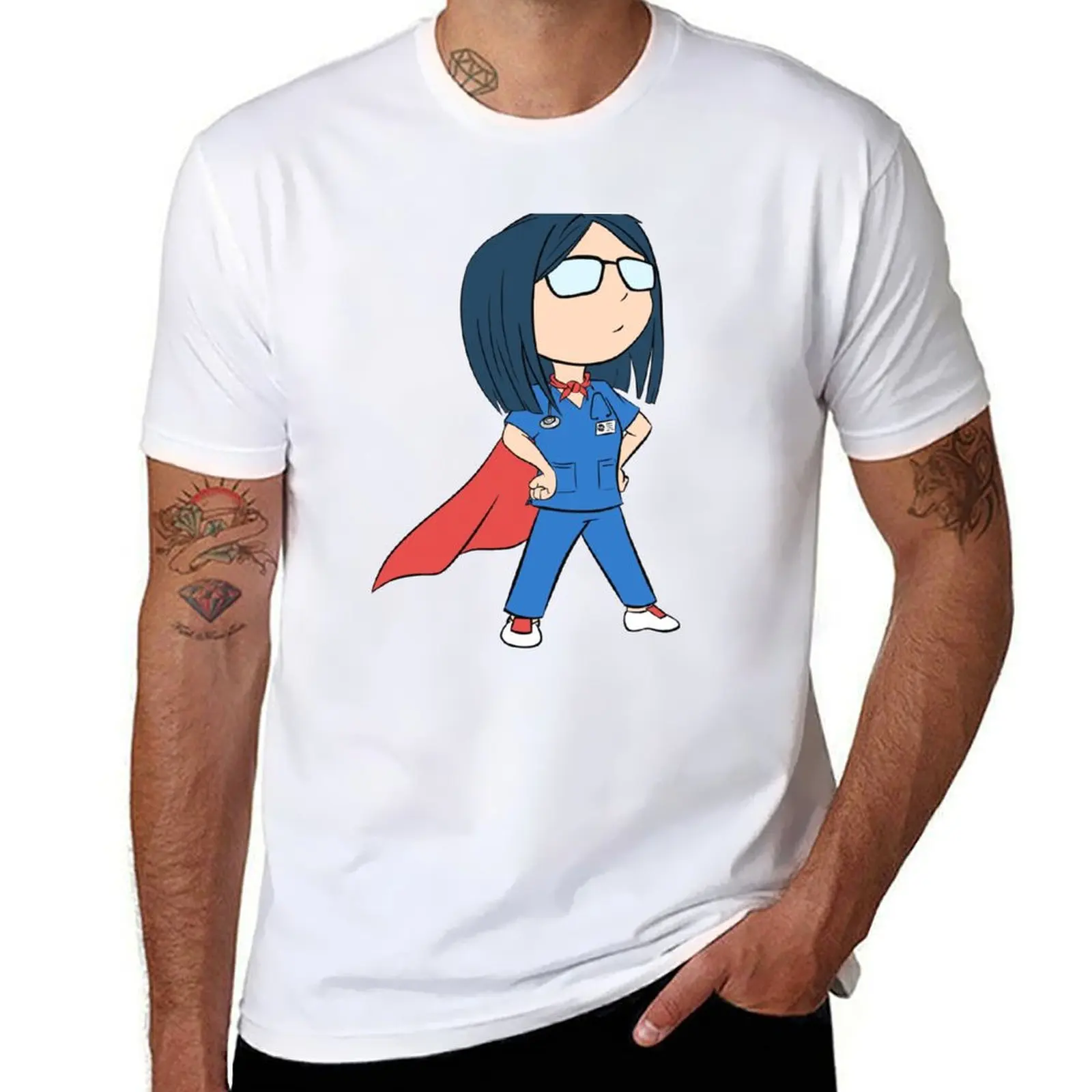 

Nina, the super nurse T-Shirt man t shirt graphic anime t shirts for man man t shirt summer T-Shirt
