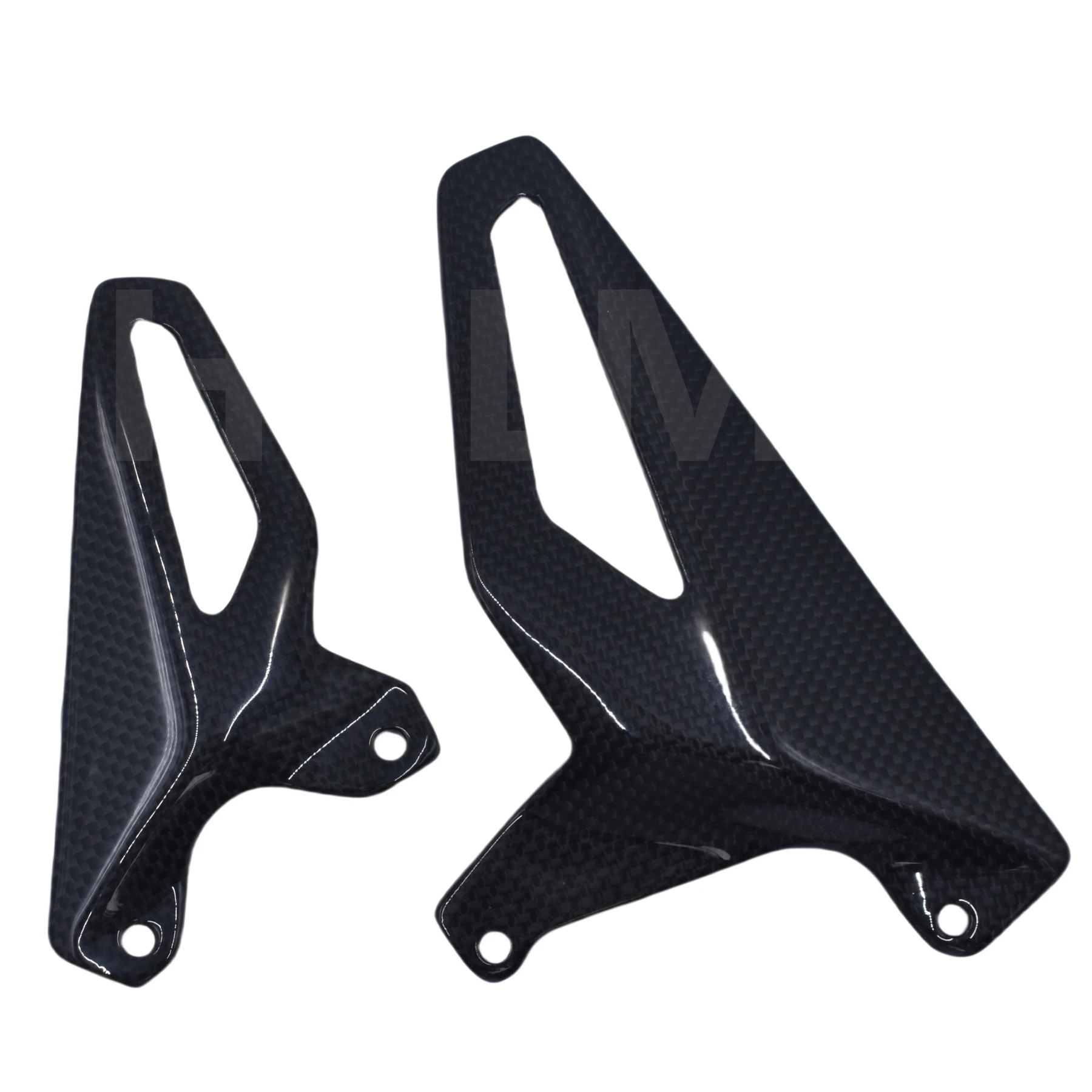 Carbon Fiber Rearset Foot Peg Mount Heel Guard Cowling For DUCATI Streetfighter V4 V4R V4S  2022 2020 2021