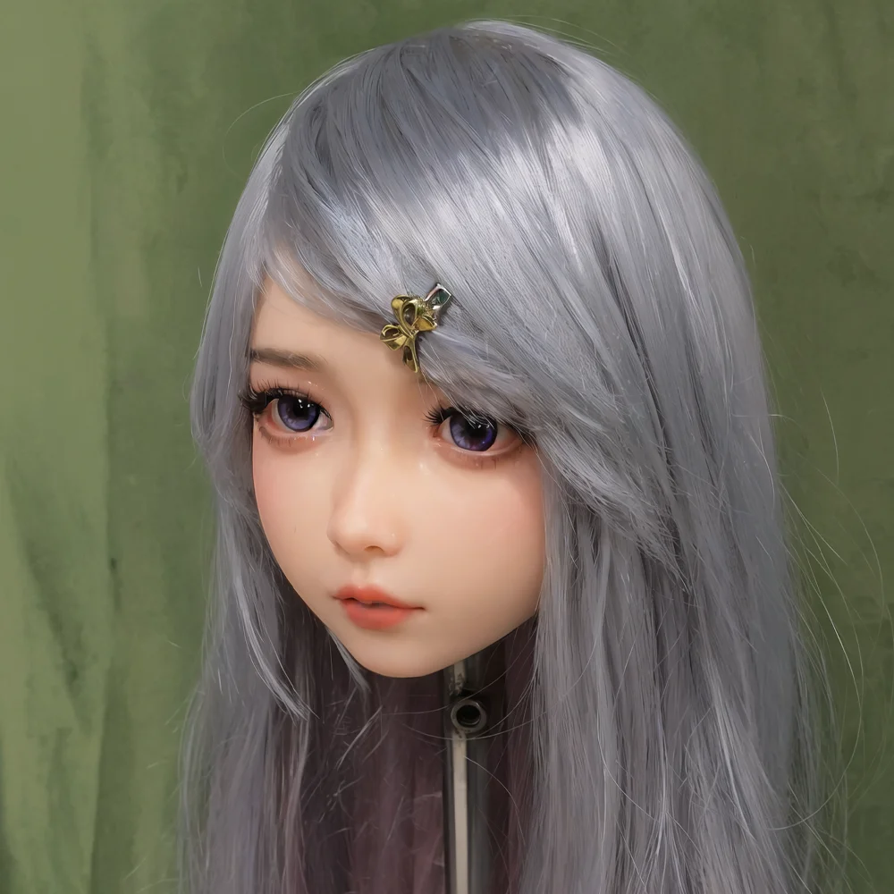 슈퍼 귀여운 여성 머리 모델, TPE 소재, 인형 같은 얼굴, 성인 남성용 장난감, 귀여운 여자친구 머리 모델, 새로운 스타일, 자신을 위한 선물