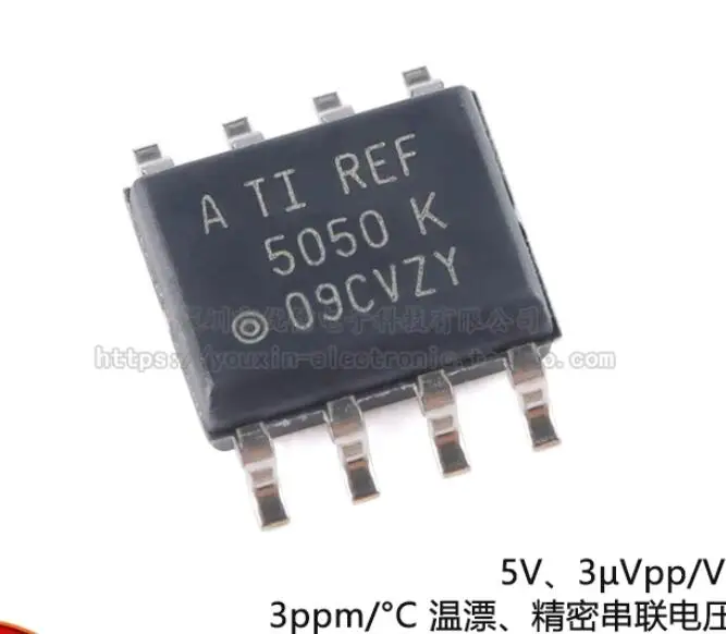 12PCS New original REF5050AIDR REF5050IDR  SOP-8