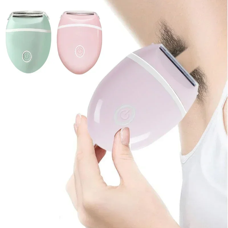 여성용 제모 기계 트리머, 나이프 팁, 방수, 전신 세척 가능, 겨드랑이 털 및 다리 털, 검은 반점 없음