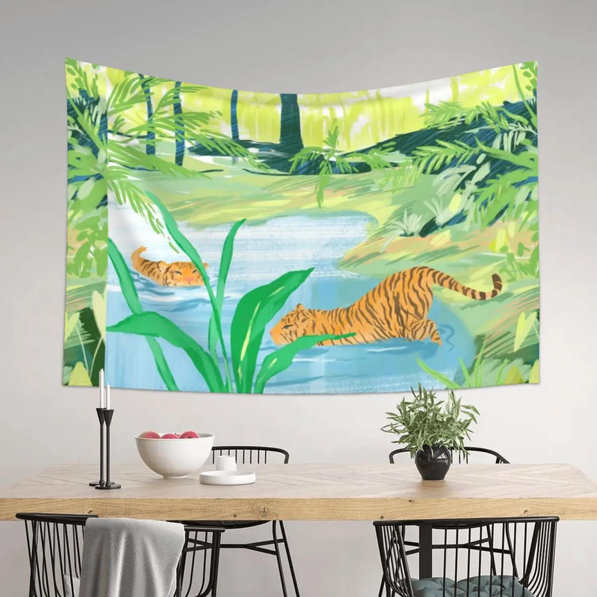 

Deep in a Rainforest Tapestry Wall Decoration Wall Tapestries Decorative Paintings Tapestry