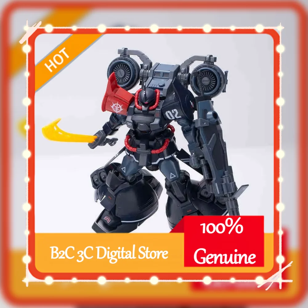 Gravitation HG 1/144 MS-07H-8 고프 비행형 조립 모델 키트 플라스틱 로봇 장난감 액션 피규어 수집품 블랙 그린 블루