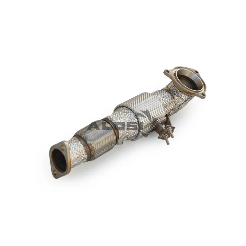 3 Inch High Flow Stainless Steel Turbo Exhaust Downpipe for Ford Focus 1.6T 2012-2018 Plug and Play Exhaust Parts