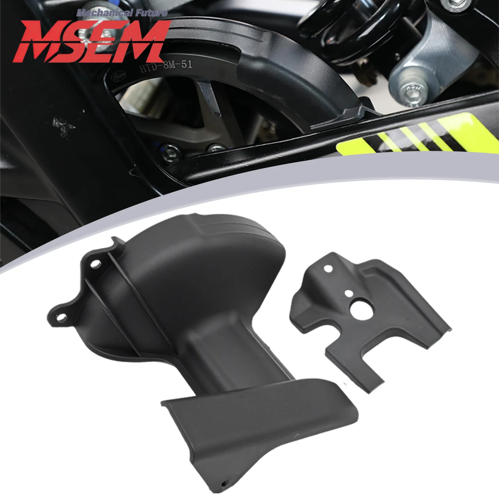 

Motorcycle Replacement Center Axle Protective Cover Belt Pulley Mudguards Middle Axis Guard For Surron Light Bee X/Light Bee S