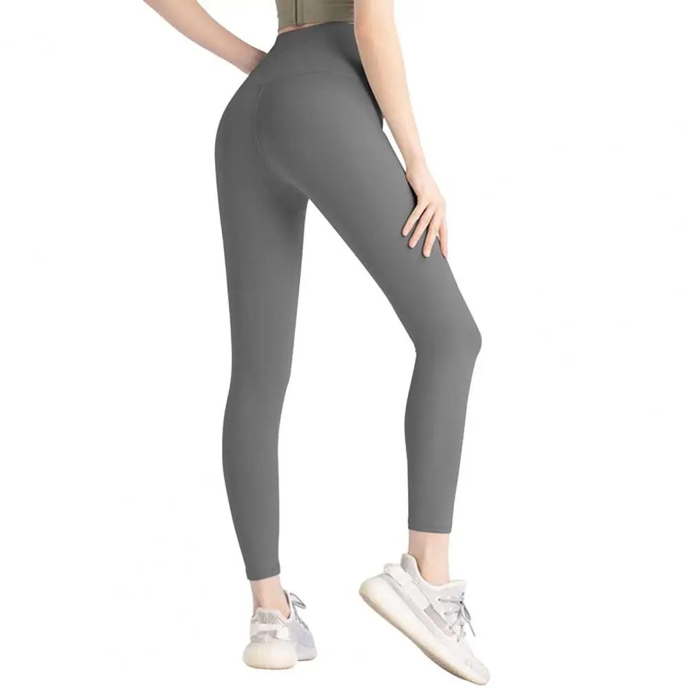 Women Yoga Pants High Waist Tummy Control Butt-lifted Skinny Elastic Skinny Exercise Trousers Sweatpants For Yoga Gym Dance Stud