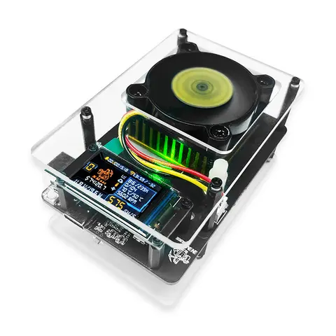 NMAxe Bitaxe NMMiner Official Ultra BM1366 Asic Chip 500G~600Gh/s Full Colorful Display Bitcoin Miner Solo Lottery Miner