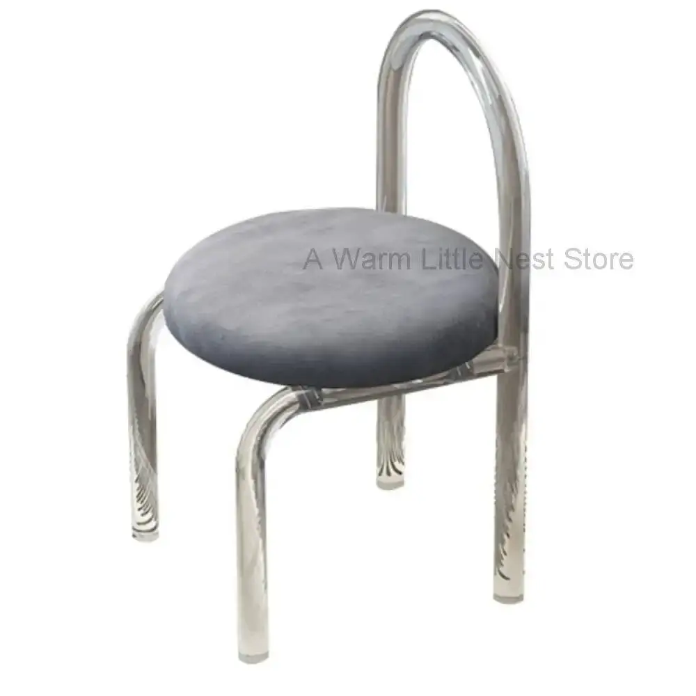 

Comfortable Lounge Designer Dining Chairs Acrylic Weddings Balcony Dining Chairs Relax Floor Vanity Muebles Room Decoration