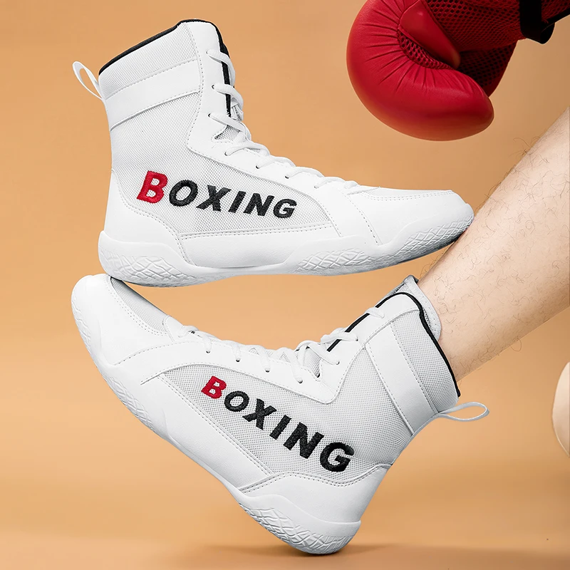 

Mens Fashion Wrestling Shoes Breathable heat dissipation anti-slip Durable Casual Sneakers Indoor Strength Training Boxing Shoes