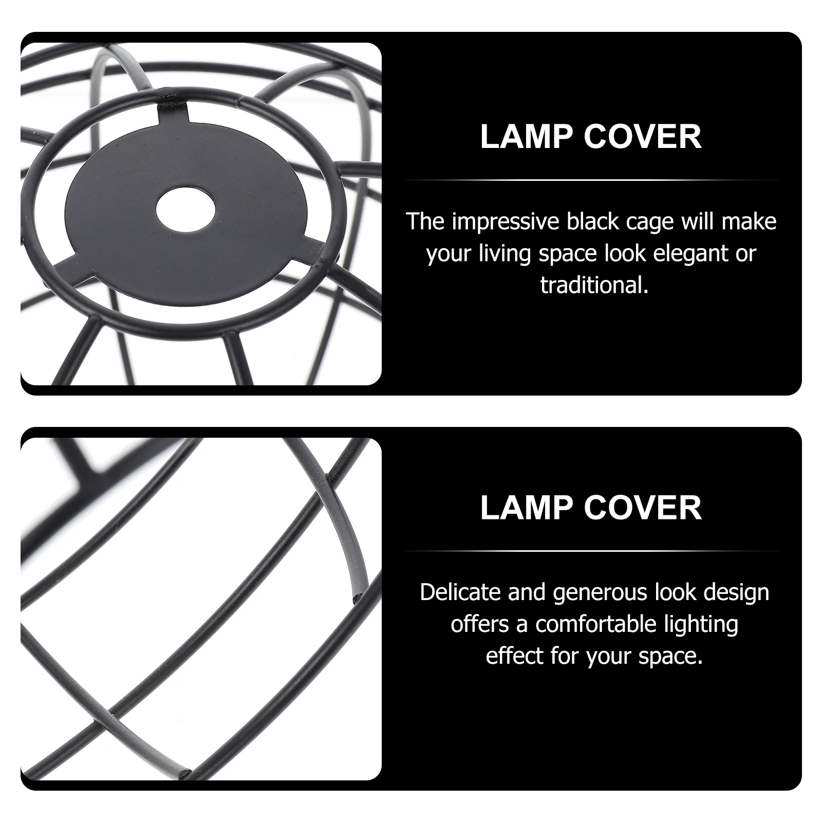 

1Pcs Vintage Birdcage Wall Light Shade Metal Iron Art Retro Decorative Lampshade for Home Lamp Cover Retro Design Lampshade