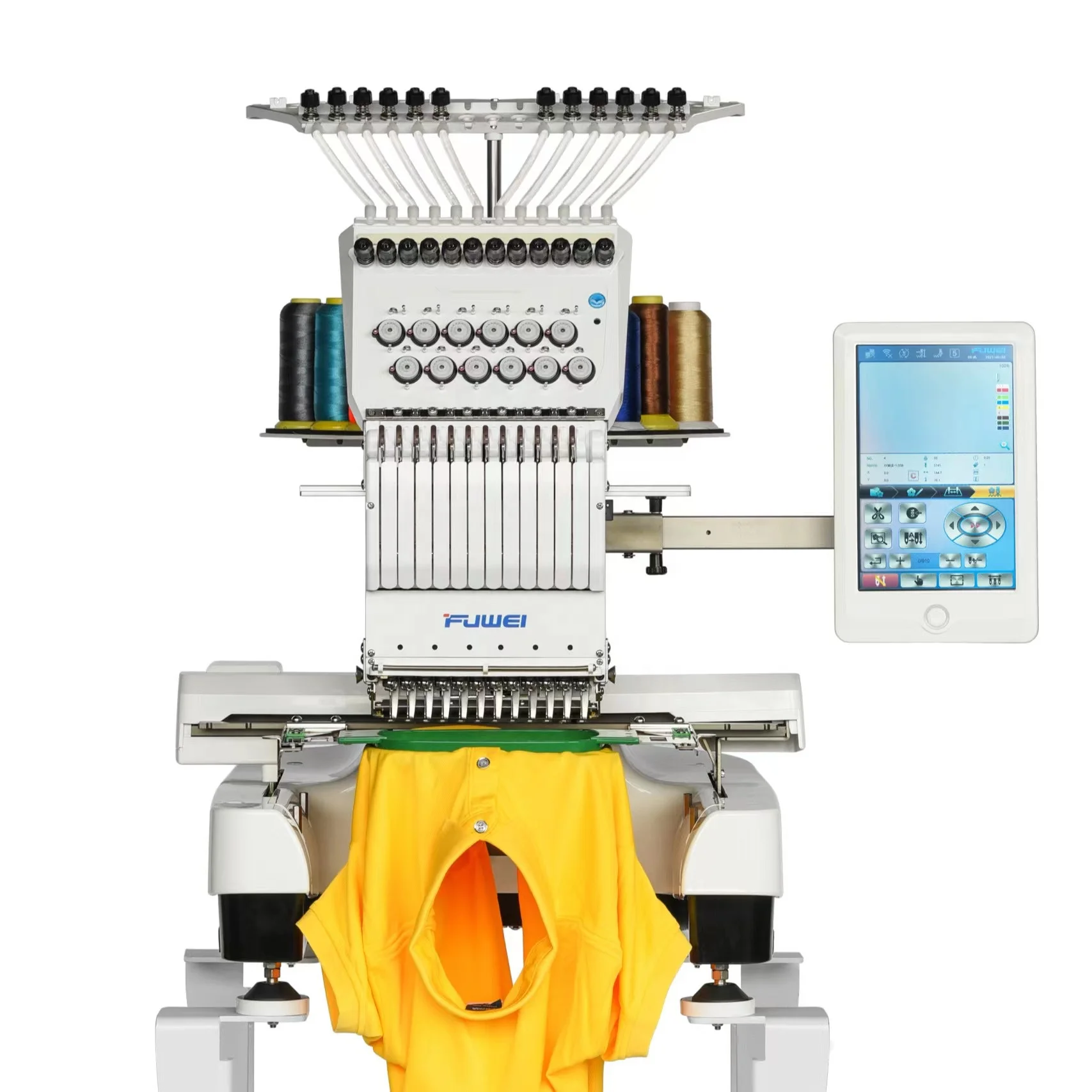 fuwei household mini model Single Head Computerized Embroidery Machine BF900 1200 1500