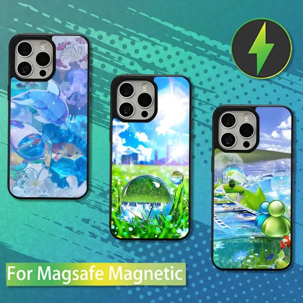 

Color Art Frutiger Aero Phone Case For iPhone 16,17,15,14,13,12,11,Pro,Max,Plus,Mini,Magsafe,Magnetic Wireless Charging Case