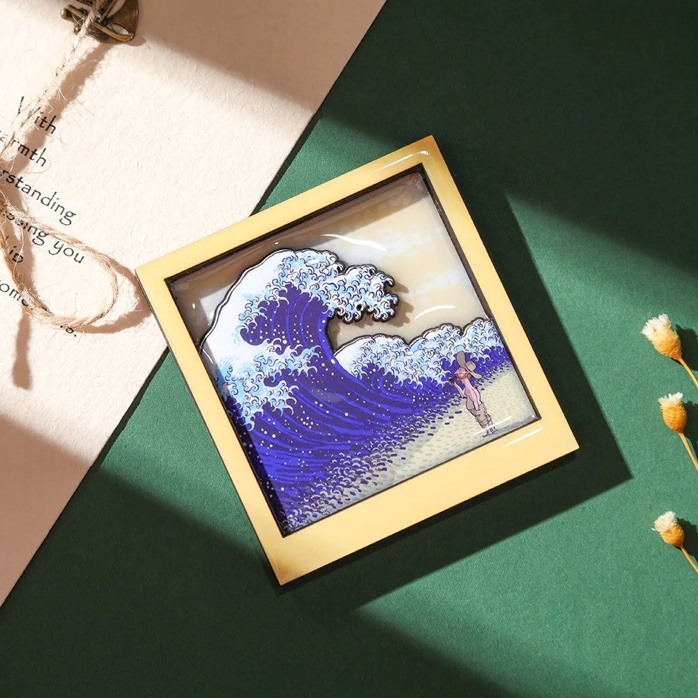 Ins Cute Cartoon Van Gogh Two-Dimensional Famous Painting Refrigerator Magnet Personalized Creative Magnet Refrigerator Decoration