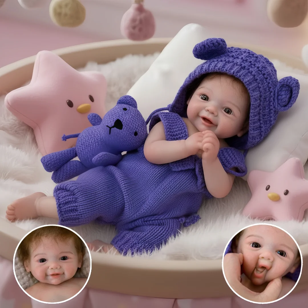 

17 Inch Open Mouth Vivienne Full Body Silicone Girl Doll With Rooted Mo Hair Soft Touch Lifelike Waterproof Reborn Girl Doll