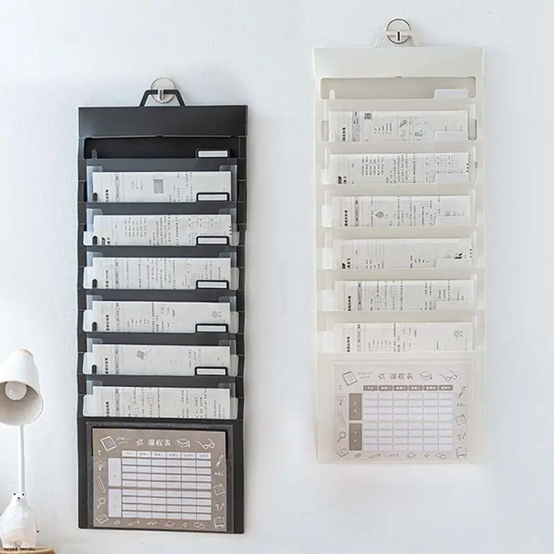 

Портативная папка-гармошка формата А4 с несколькими отделениями — складной настенный органайзер для документов с набором для хранения файлов большой емкости