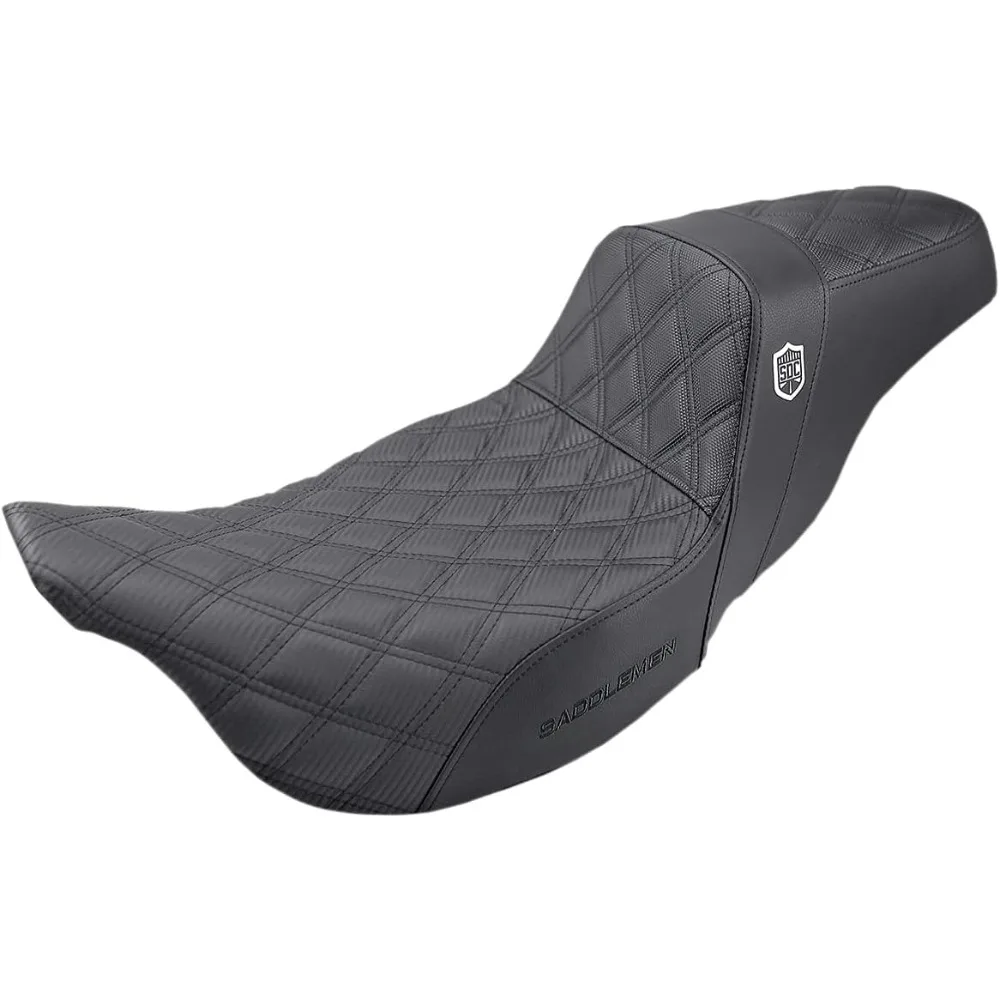 

0801-1174 SC80807DB Pro Series SDC Performance Grip Seat TOURING MODELS, Black With Black Stitch