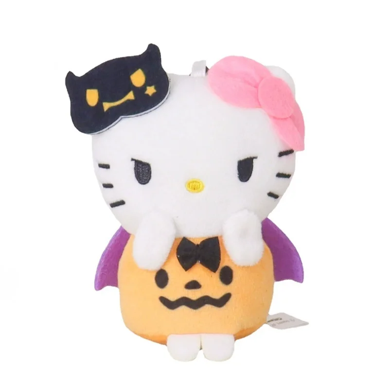 Série de halloween kt gato brinquedos de pelúcia kawaii dos desenhos animados bonecas brinquedos de pelúcia chaves pingentes mochilas decorações presentes do festival