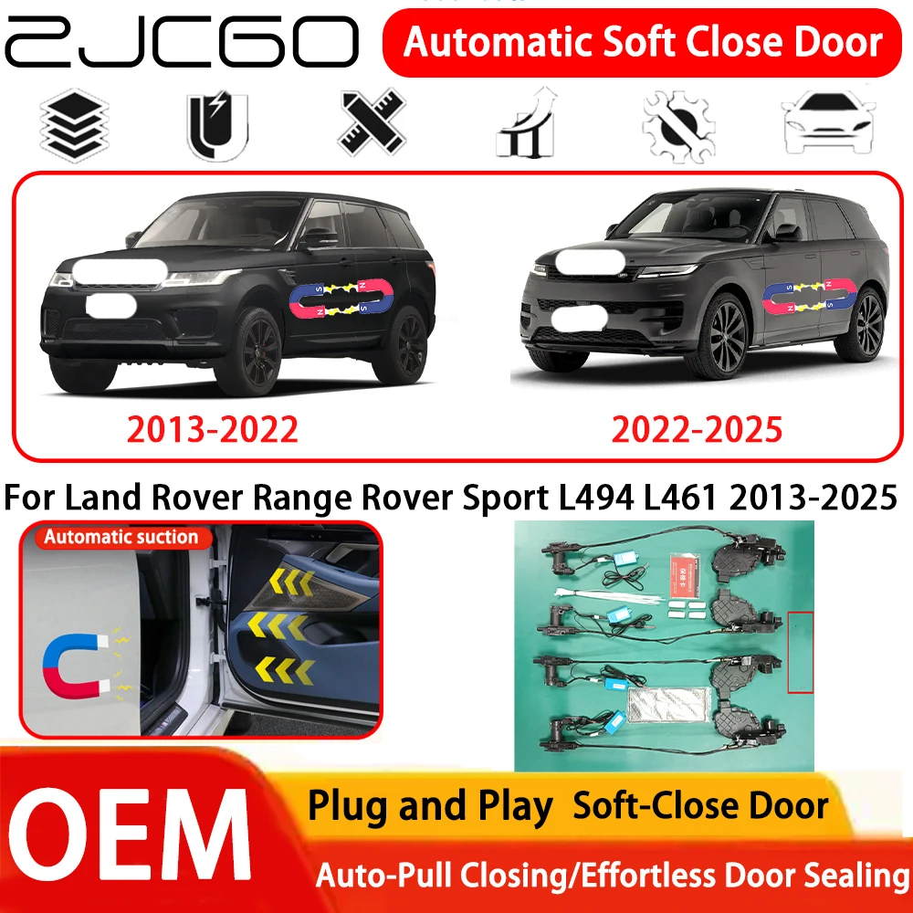 

for Land Rover Range Rover Sport L494 L461 2013-2025 Plug and Play Automatic Electric Soft Close Door Comfort Closing System
