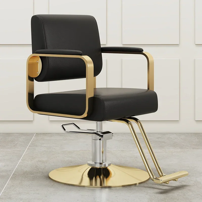 Practical Minimalist Barber Chair Fashion Headrest Salon Chair European Beauty Sedia Parrucchieri Barbershop Furniture