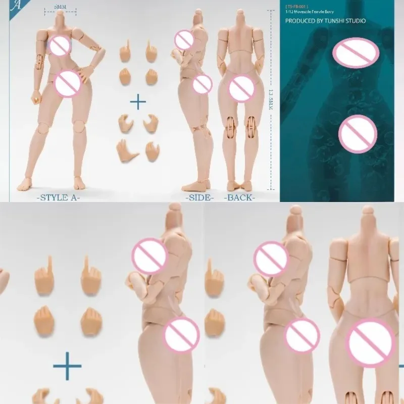 

Presale TS-FB-001/002 1/12 Scale Female Soldier Super Movable Body Model Ornament Collect Toysabout 13.5cm Action Figures Dolls