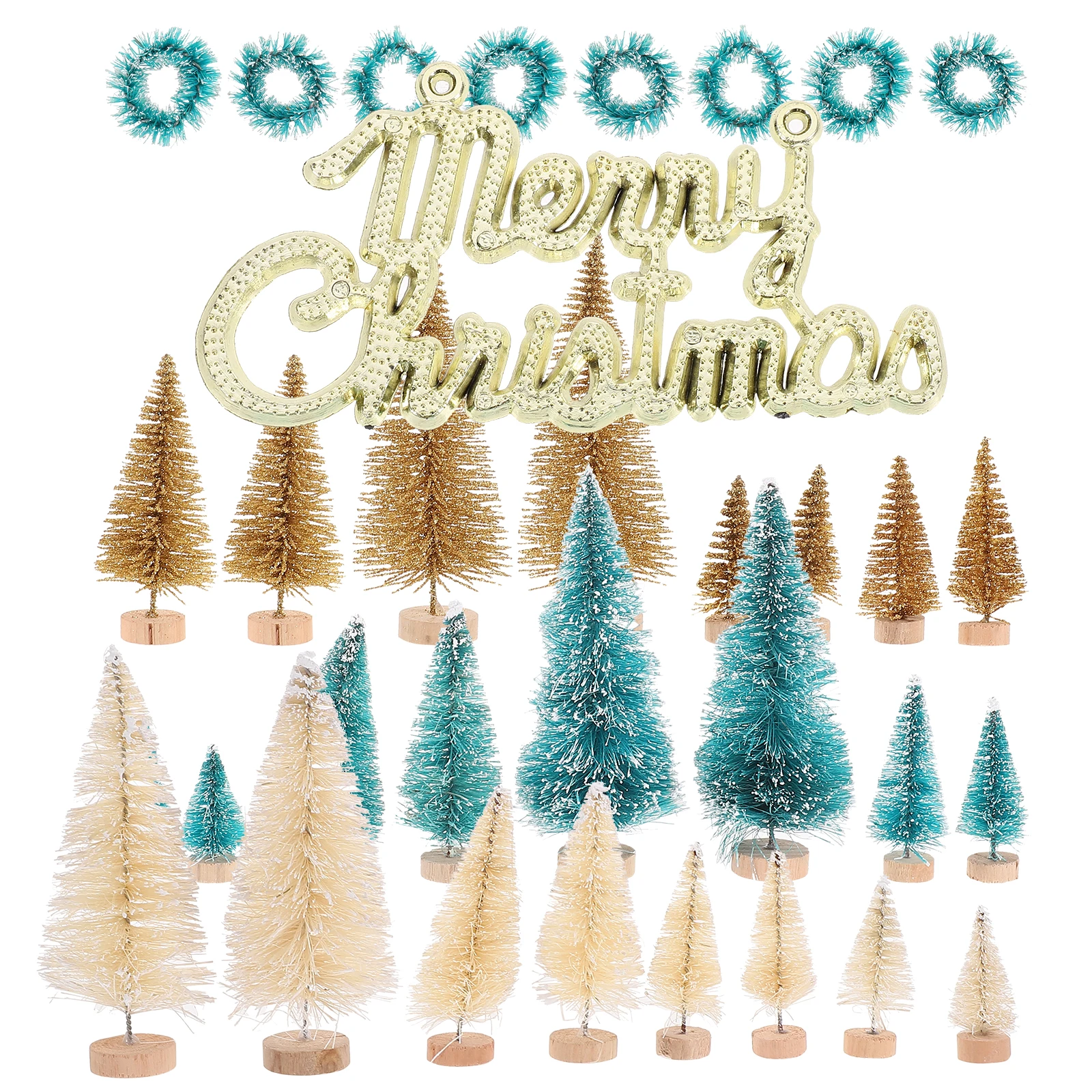 

1 set Mini Christmas Tree Decorations 45cm 65cm 85cm 125cm DIY Accessories Tabletop Trees Xmas naments Home Party