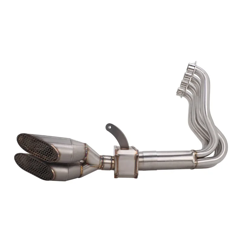Exhaust pipe modification: dual outlet with backpressure full-stage valve exhaust
