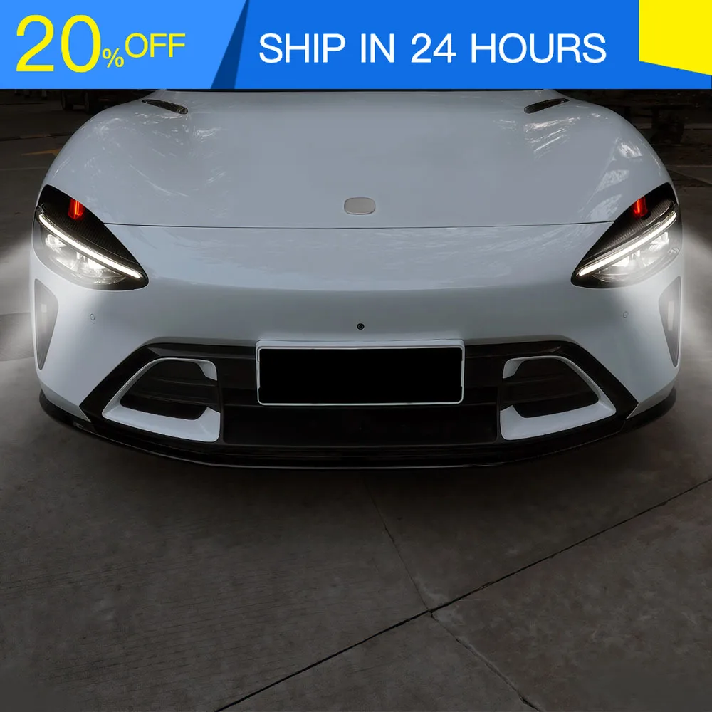 New Protective Cover for Xiaomi YU7 YU 7 2025-2026 Light Frame Trim Protector Exterior Lighting Accessories Pcs Headlight