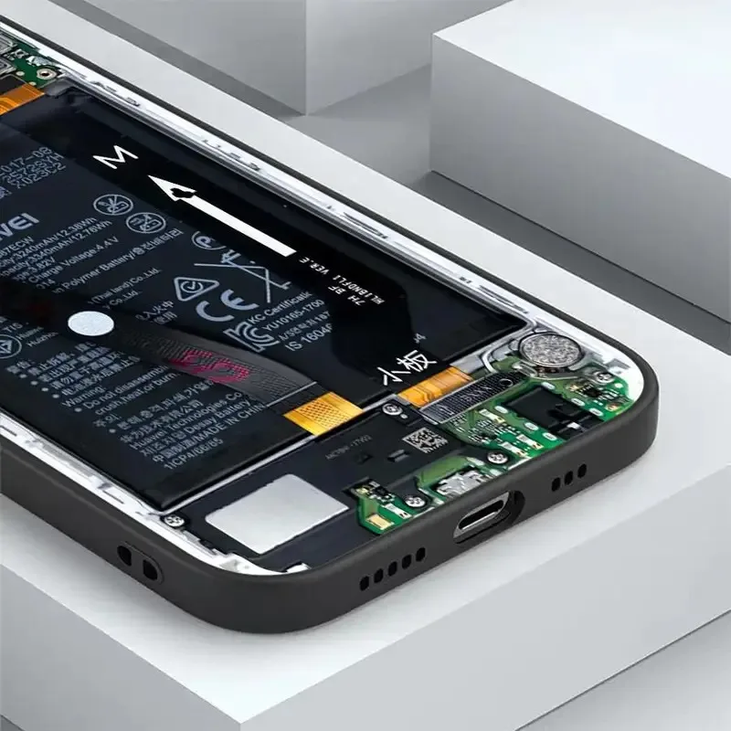 Placa de circuito da placa-mãe preto macio caso capa do telefone para samsung galaxy a35 a51 a73 a36 a32 a23 a53 a41 a22 a52 a26 a72 a25 a71