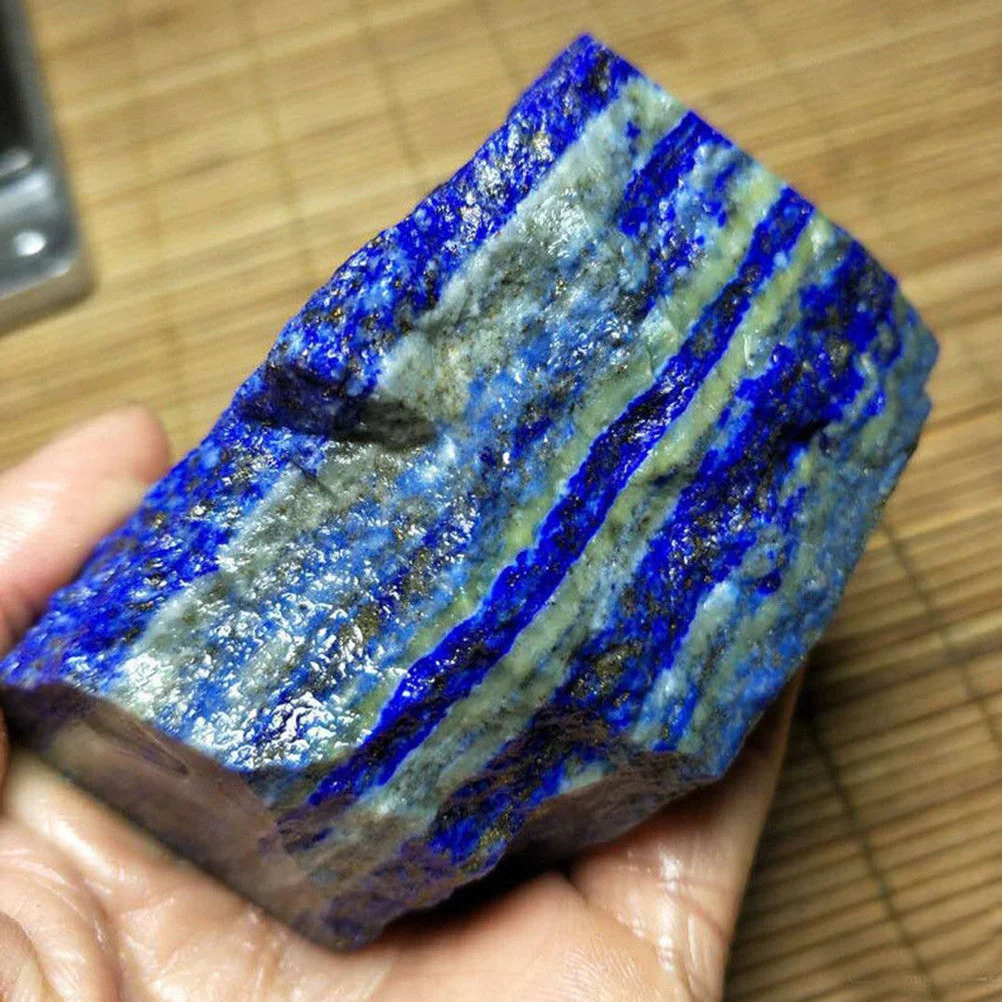 

100G Natural Lapis Crystal Gravel Diy Minerals Stone For Home Decor Garden Freshener Healing Energy Purification Use