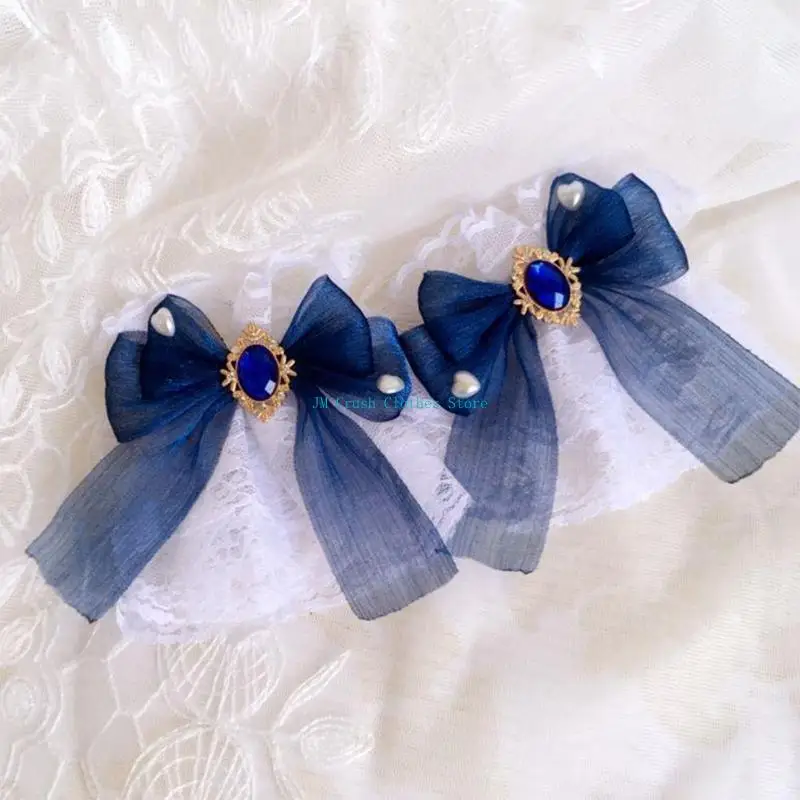 K1ME Renda Manga Decorativa Cosplay Pulseira Fantasia Tema Anime Antiderrapante