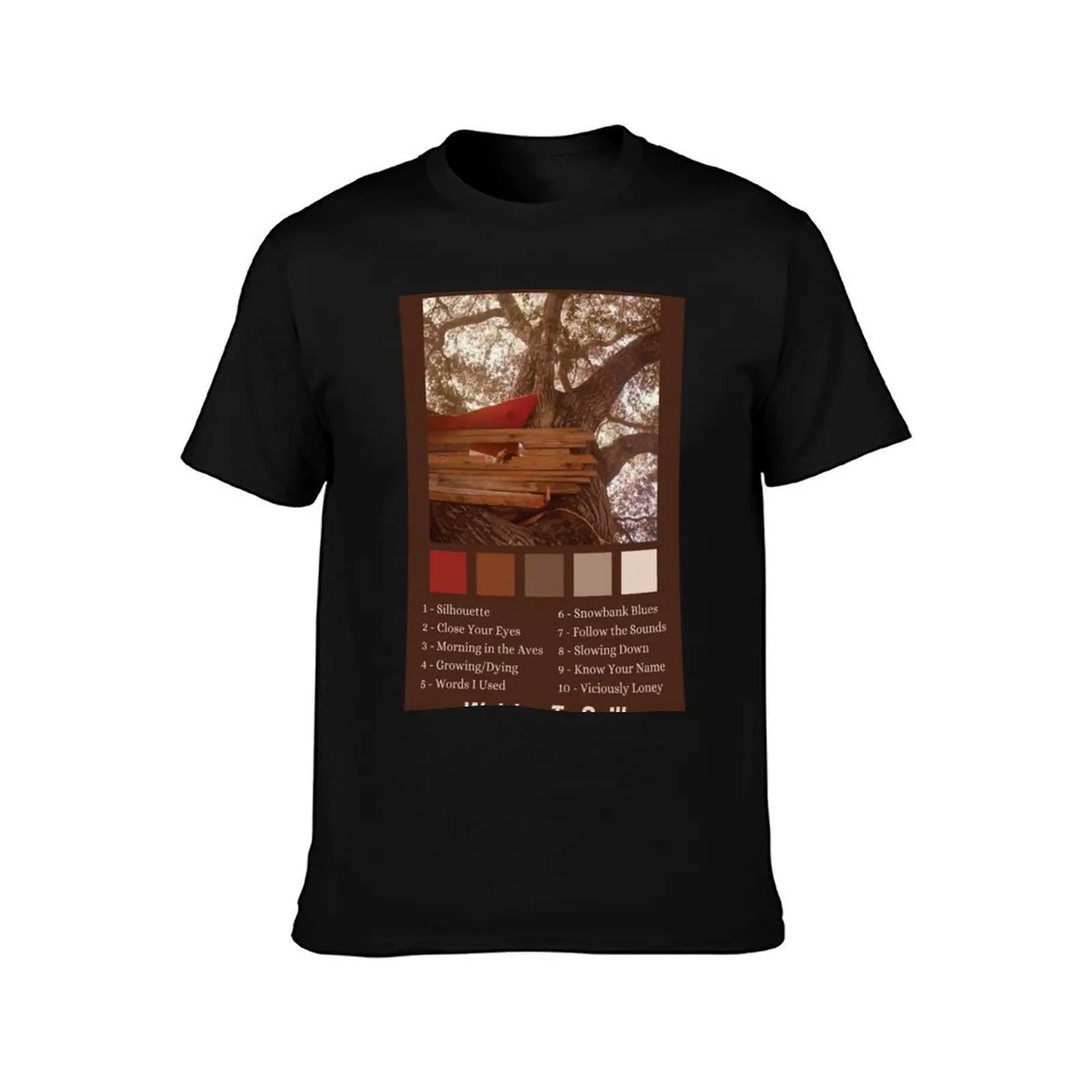 Waiting To Spill Album Print T-Shirt Creative Graphic Tee Shirt T-Shirt