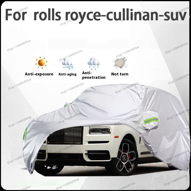 

For Rolls Royce Cullinan Fit Car Cover - Waterproof, Dustproof, Sunshade (UV), Snowproof | Full Cover with All-Day Protection