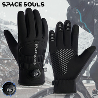 New Winter Buckle Cycling Gloves Unisex Windproof Touch Screen Warm Gloves Men's Women's Outdoor Sports Running Skiing Gloves