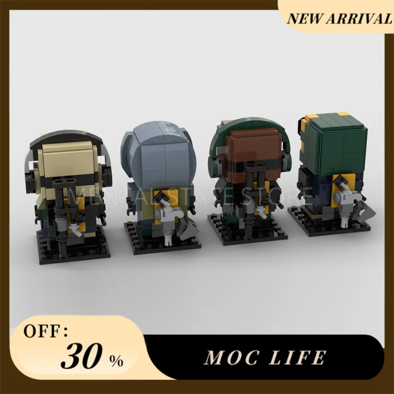 NEW 506PCS Customized MOC special forces Building Blocks Technology Bricks DIY Creative Assembly Education Toys Holiday Gifts