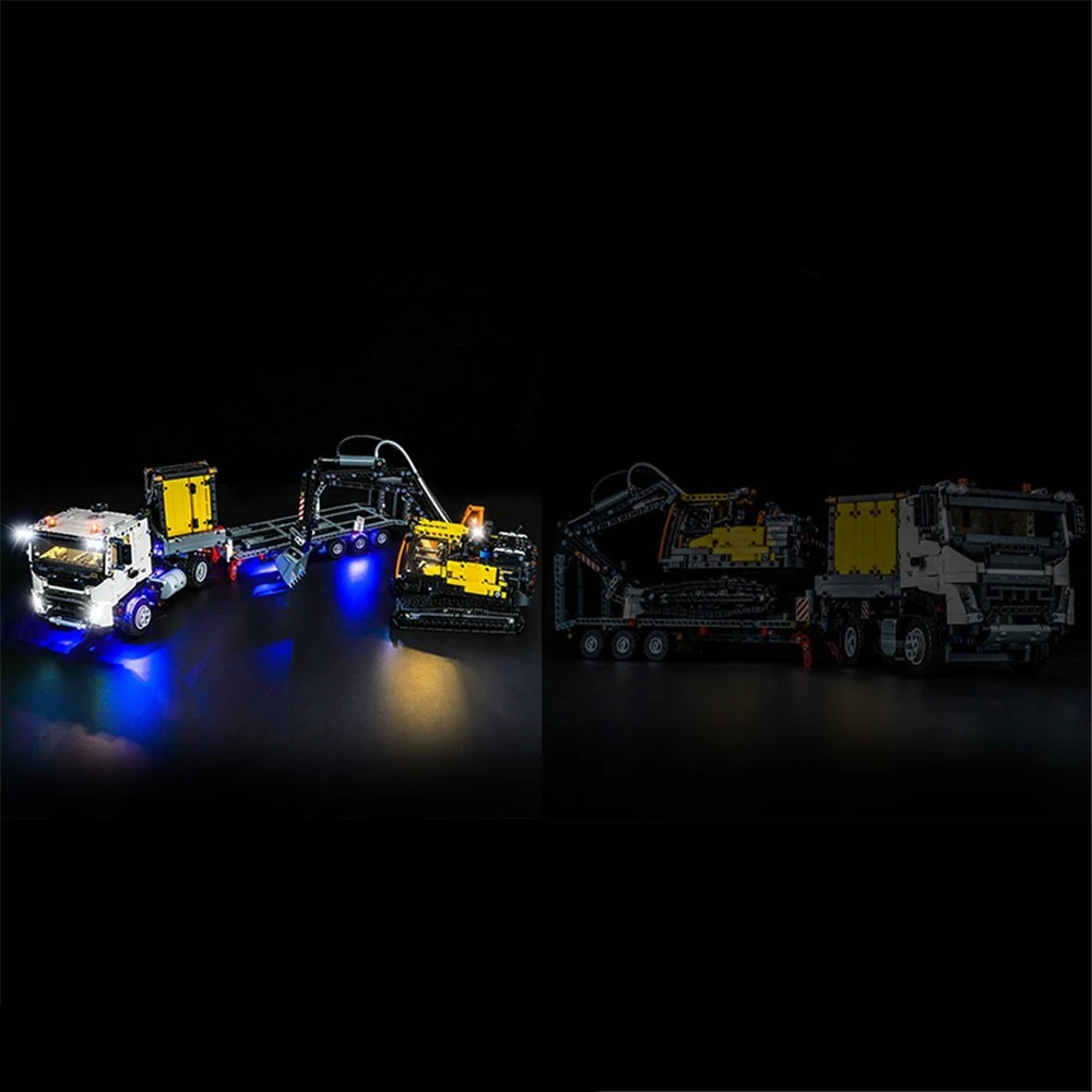 Conjunto de iluminação para escavadeira elétrica LEGO FMX Truck EC230 42175 sem bloco de construção (apenas kit de luz LED)