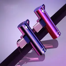 화웨이, 샤오미, OPPO용, C타입-3.5mm 잭 어댑터, 90 ° 엘보 디자인 합금 USB C타입-3.5mm 잭 스플리터, 2 인 1