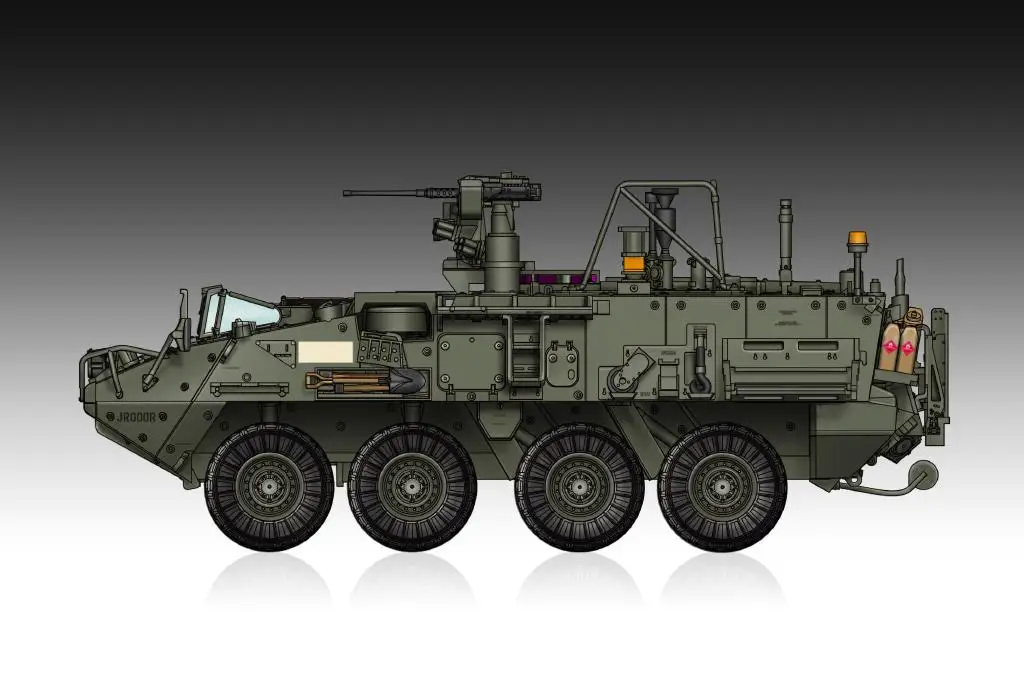 

Пластиковая модель Trumpeter 07429 масштаб 1/72 M1135 Stryker NBC RV