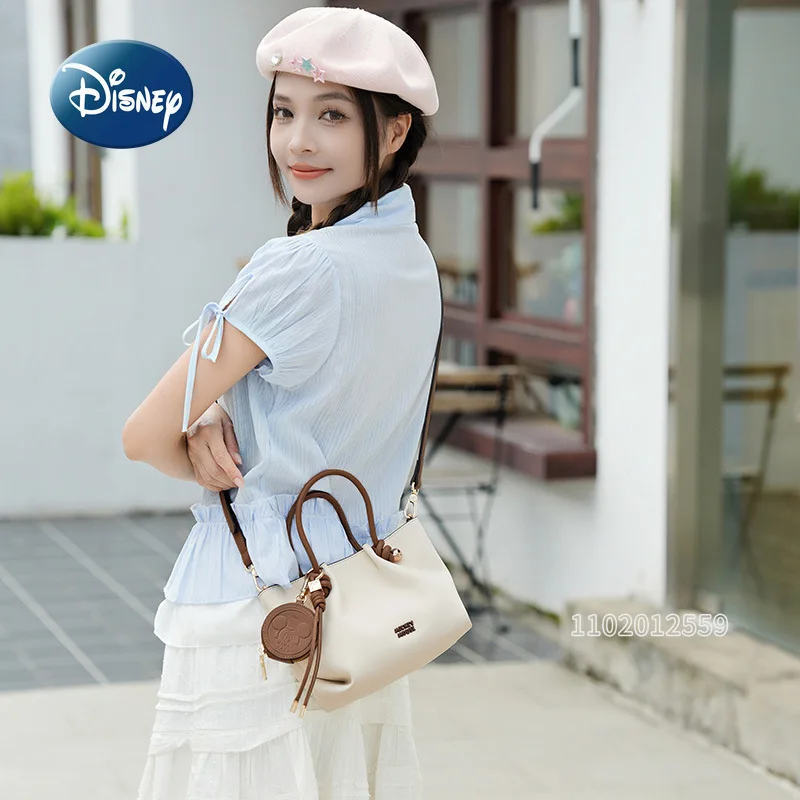 Disney Mickey Original New Mini Women's Handbag Luxury Brand Fashion Women's Shoulder Bag Cartoon Colorful Mini Women's Bag