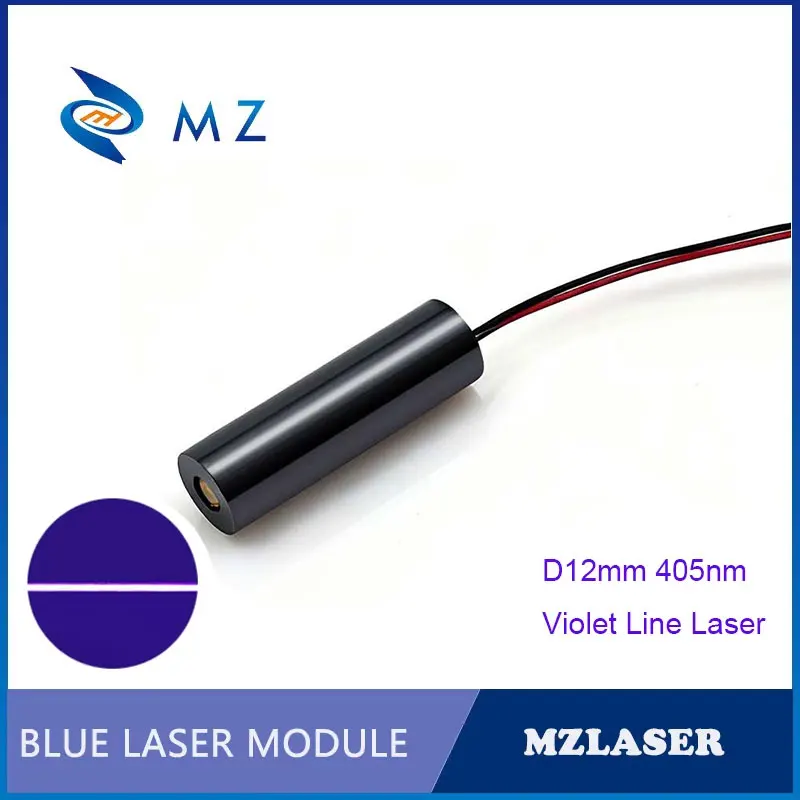 المدمجة البسيطة الأزرق البنفسجي خط ليزر ديود وحدة 12 مللي متر 40nm 20 ميجا واط الصناعية الصف آلة خط الليزر 3 فولت 5 فولت 12 فولت 24 فولت #1