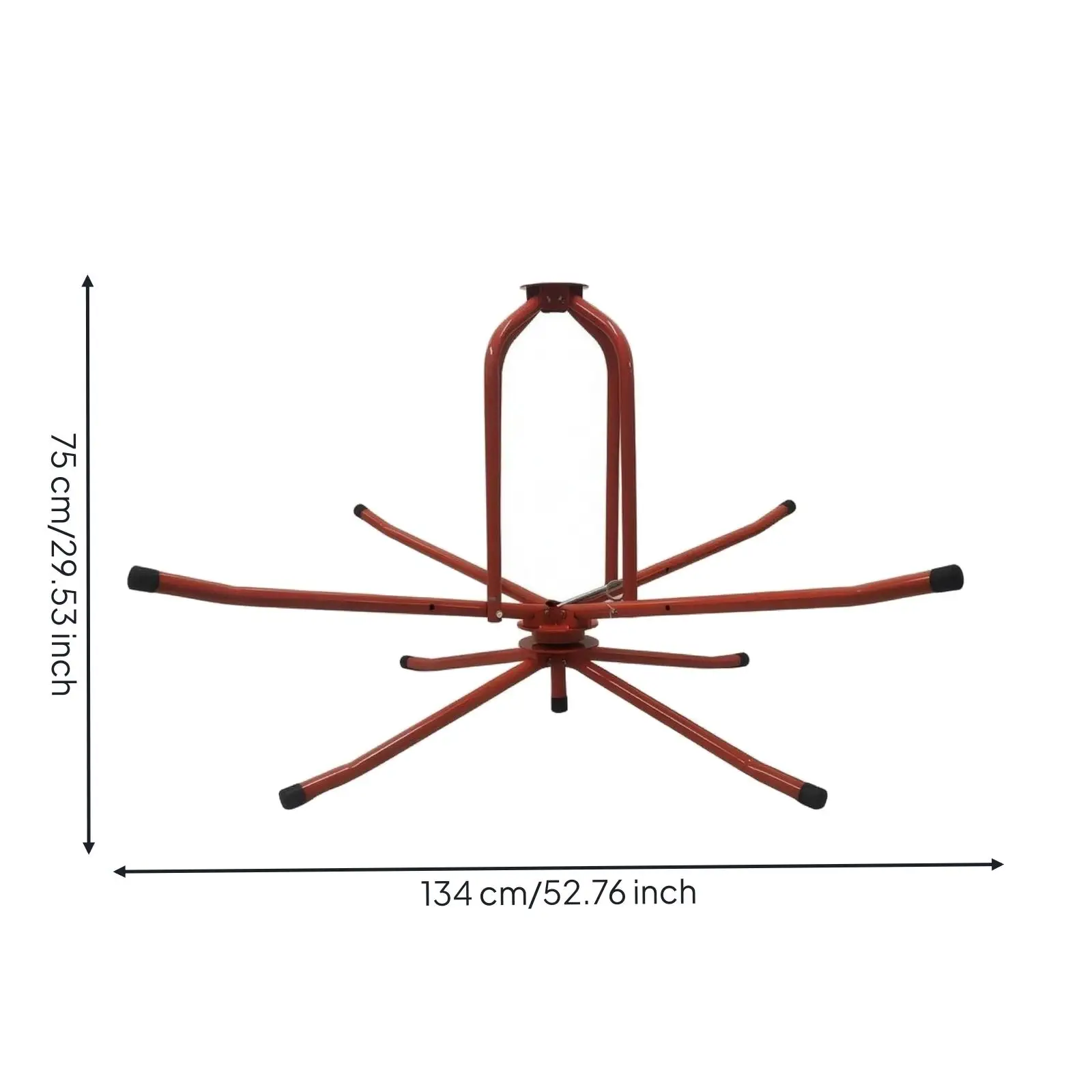 Cast Iron Coil Dispenser Stand for Plumbing Pipe Reels with Stable Circular Base Design