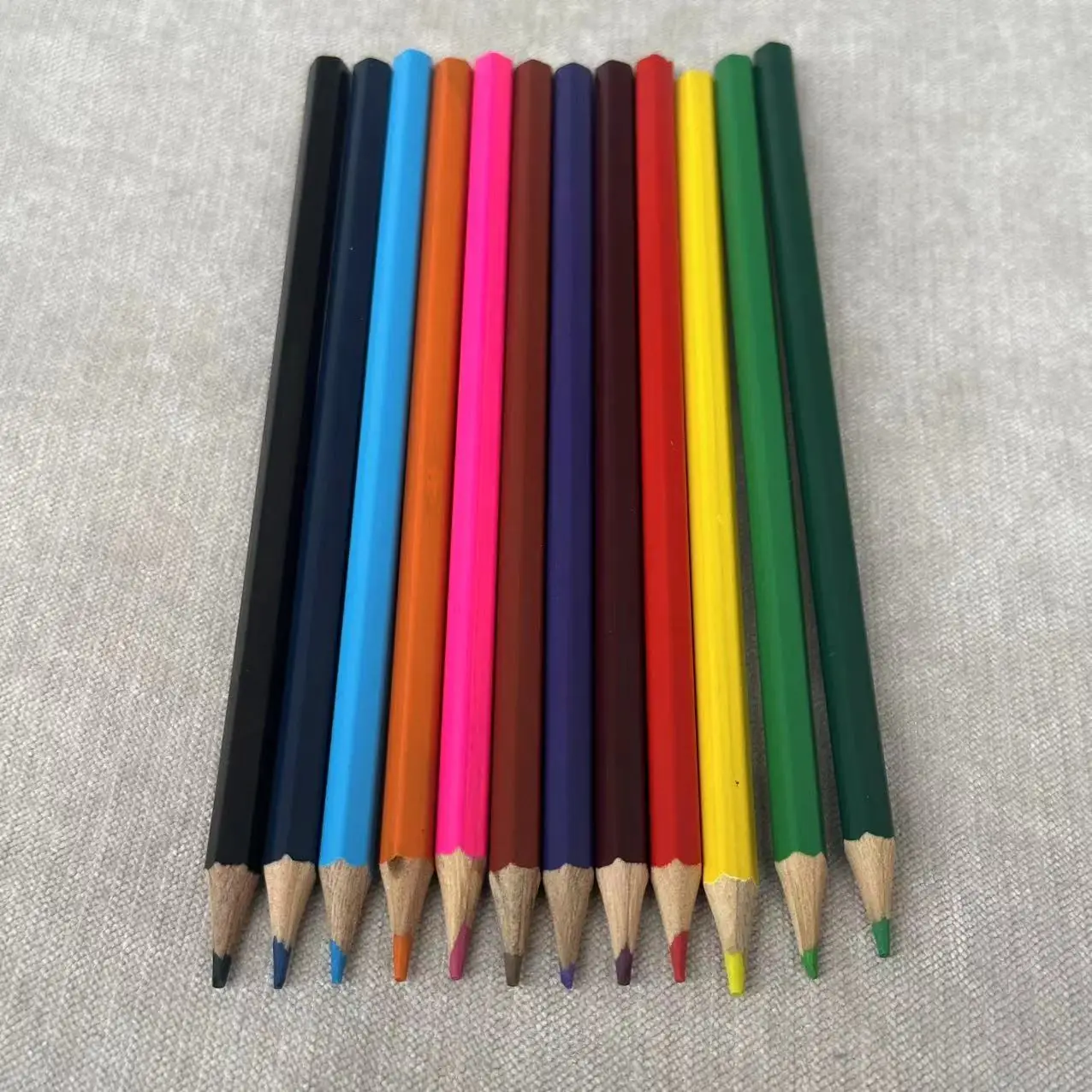 Cute Anime Colored Pencils 12Pcs HB 2B Smooth Writing Stationery Set Birthday Party Favors Back to School Gifts for Kids Fans view 4