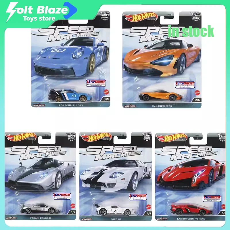 

Hot Wheels FPY86 Car Culture Speed Machines Series 1/64 Porsche Lamborghini Pagan Diecast Car Models Simulation Cars Boy Gifts