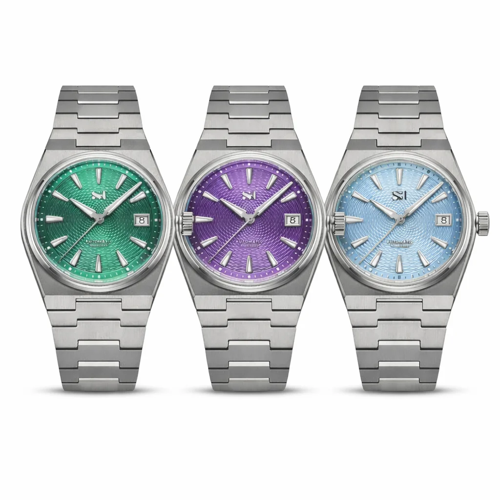 

New SH 38MM Automatic Watch 100M Waterproof Sapphire Glass Dive PT5000 Mechanical Wristwatches Popular Gift