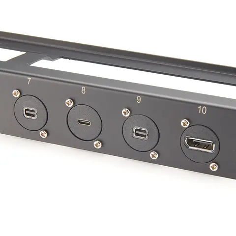 D Type Mini DP Female to Female Converter 4k@60HZ Mini DisplayPort 1.2 Flange Chassis Panel Mount Video Adapter for TV PC