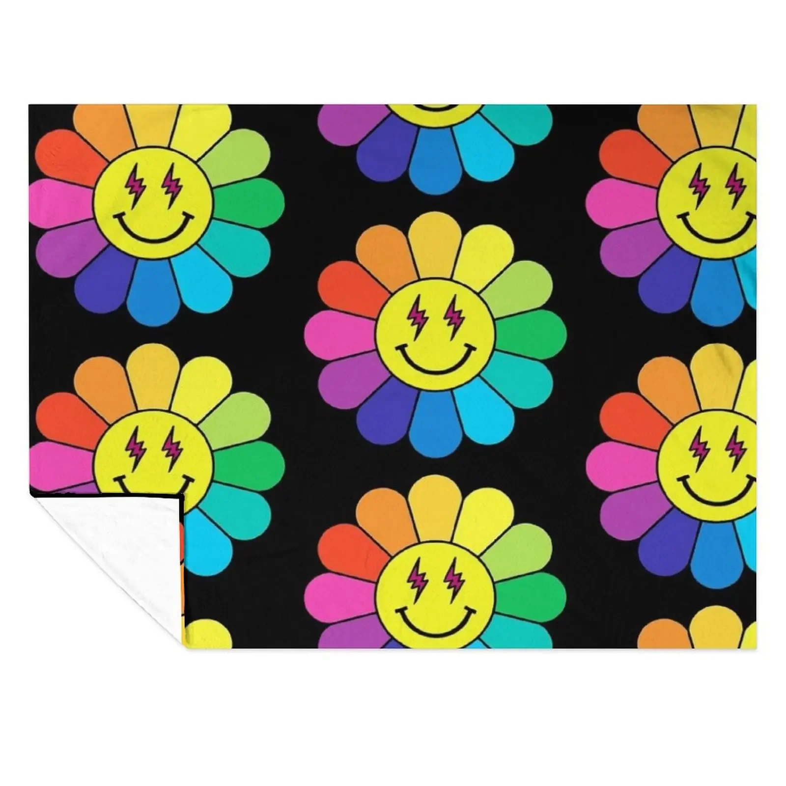 

JBALVIN - ILUMINATI colors Throw Blanket Plaid on the sofa For Sofa Thin Blankets For Bed Weighted Blankets