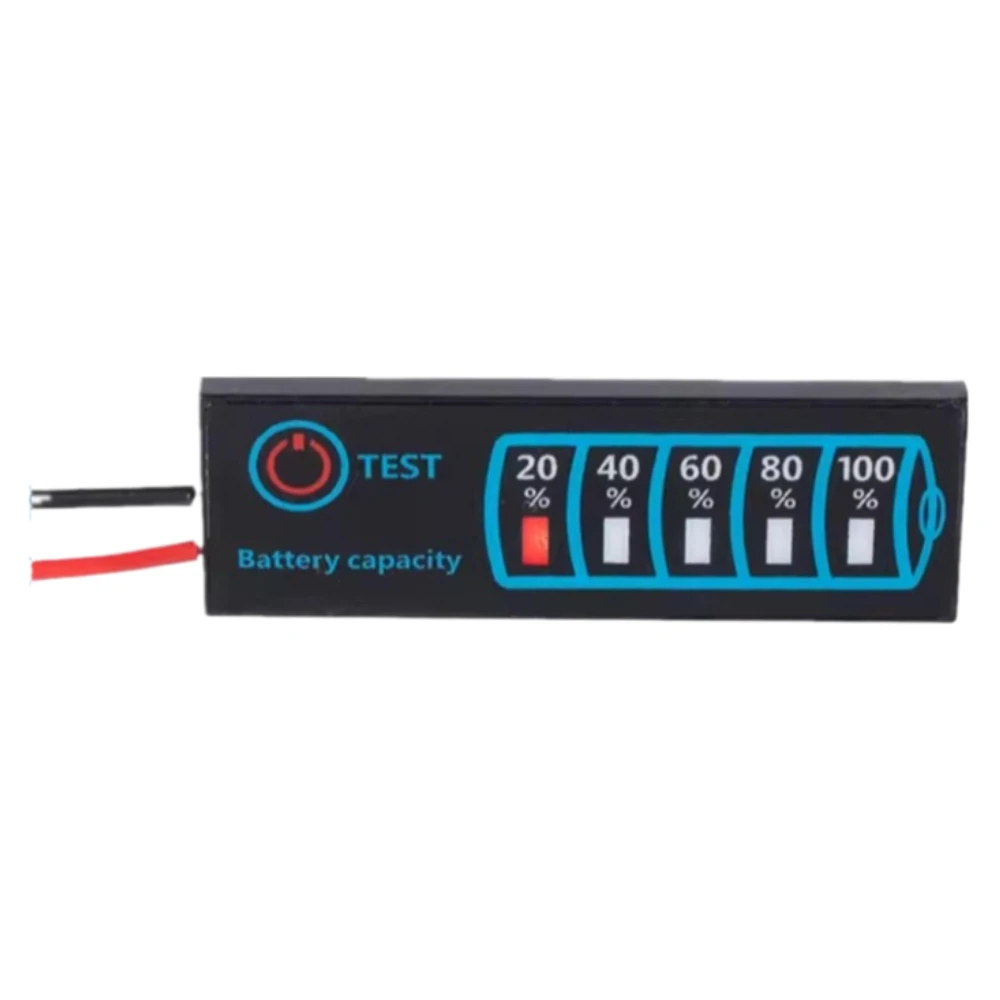 5pcs DC 5V 30V Battery Capacity Indicator Percentage Display Board for Lithium LiFePO4 Lead Acid Battery Tester