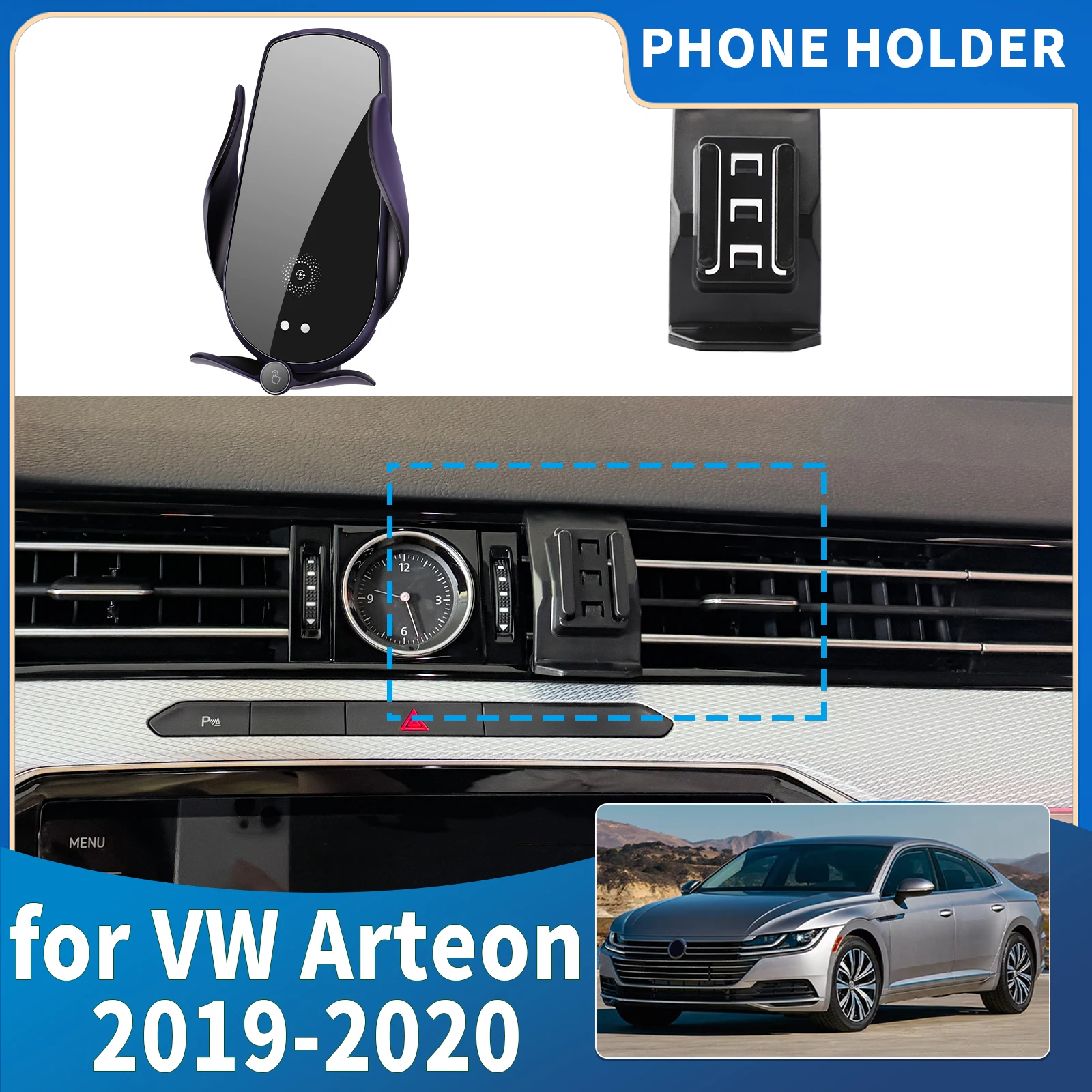 

fit for VW Arteon 2019 2020 Integrated Screen Mount Phone Holder Mount Car accessoires